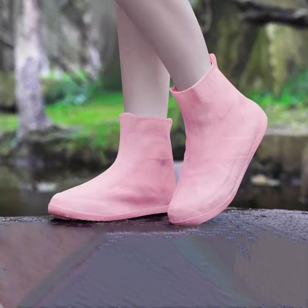 Waterproof Non-Slip Reusable Silicone Rubber Shoe Covers