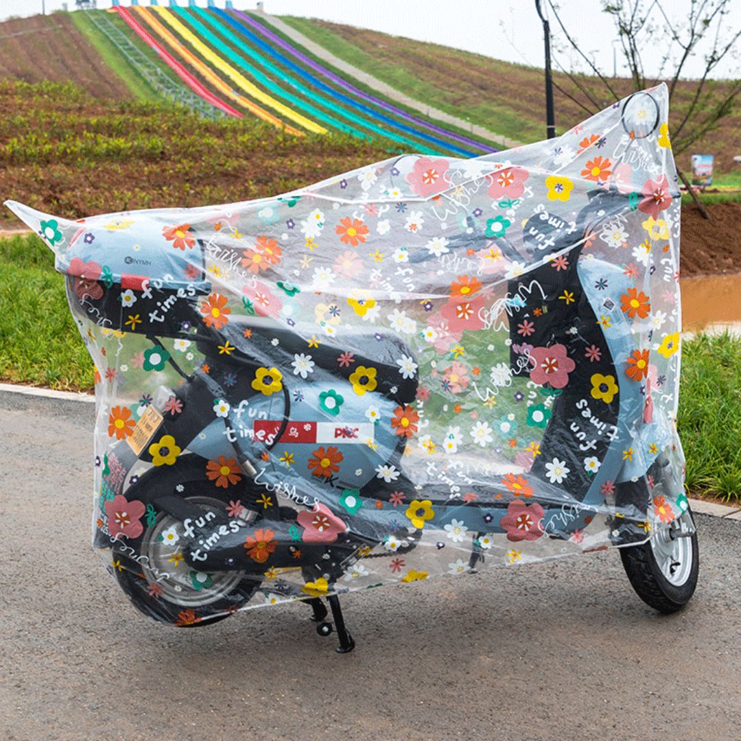 Transparent Waterproof Bike & Motorcycle Rain Cover