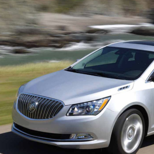 Pair of Chrome-Style Car Side Decors