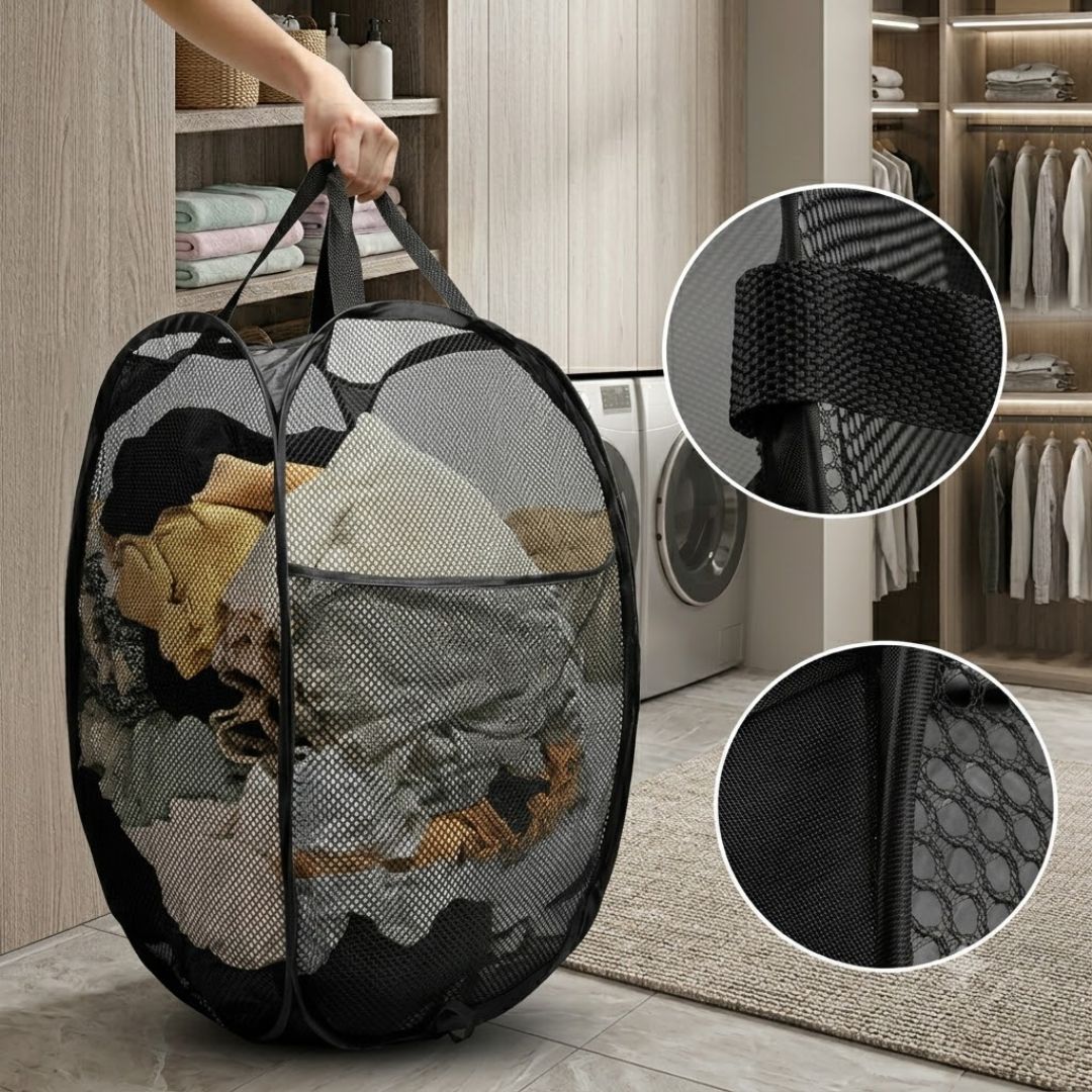 Foldable Clothes Storage Laundry Basket