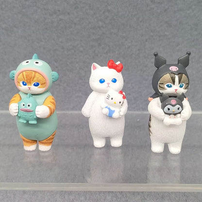 Fancy Dress Up Cute Kitty Figures