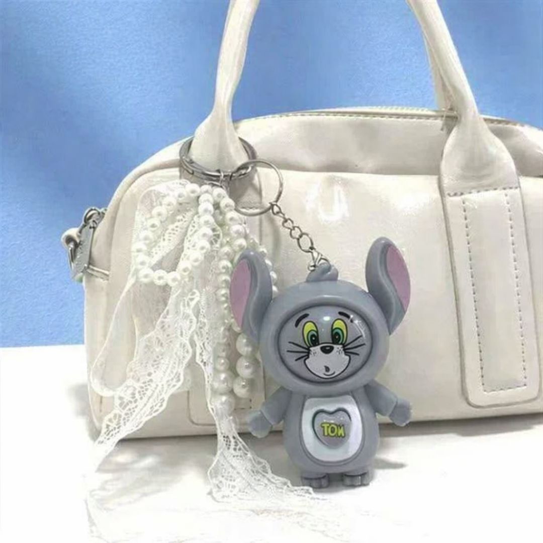 Face Changing Cartoon Mouse Keychain