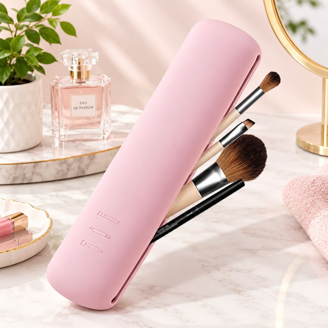 Magnetic Silicone Makeup Brush Holder
