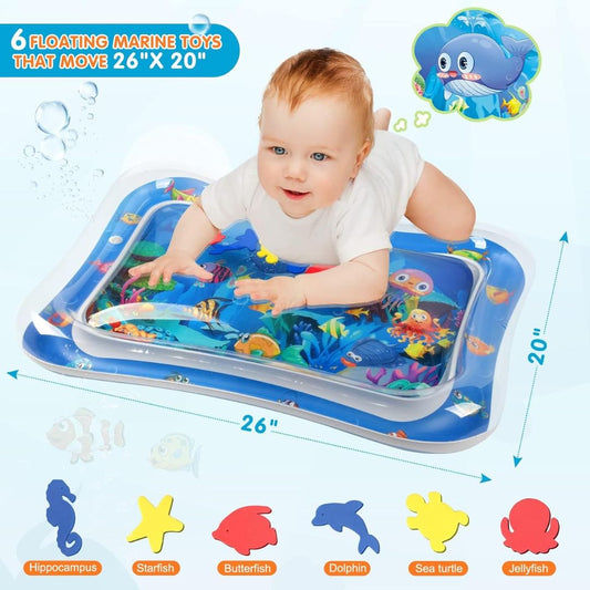 Tummy Time Inflatable Playmat for Babies 0-3 Years