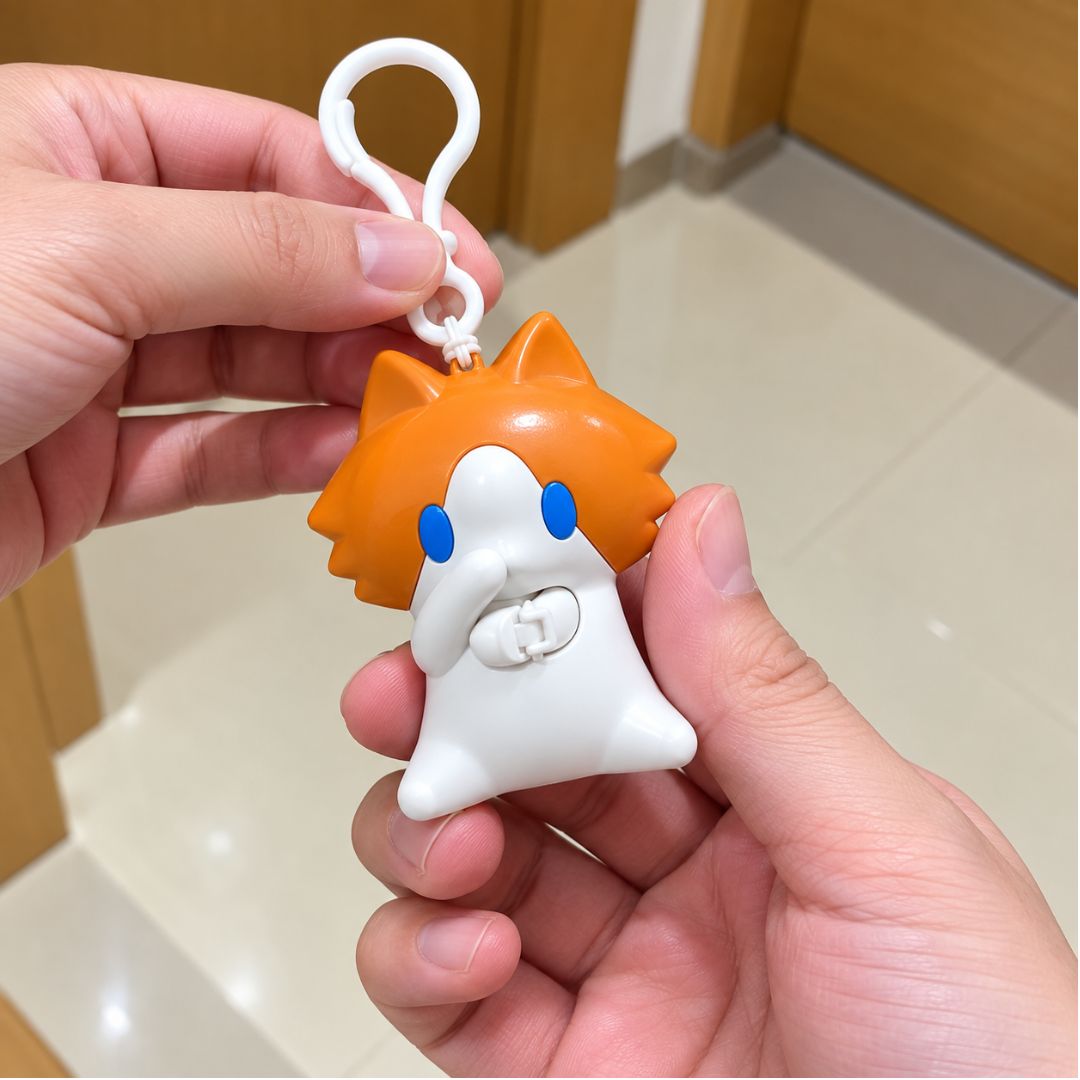 Cute Hedgehog Backpack Charm