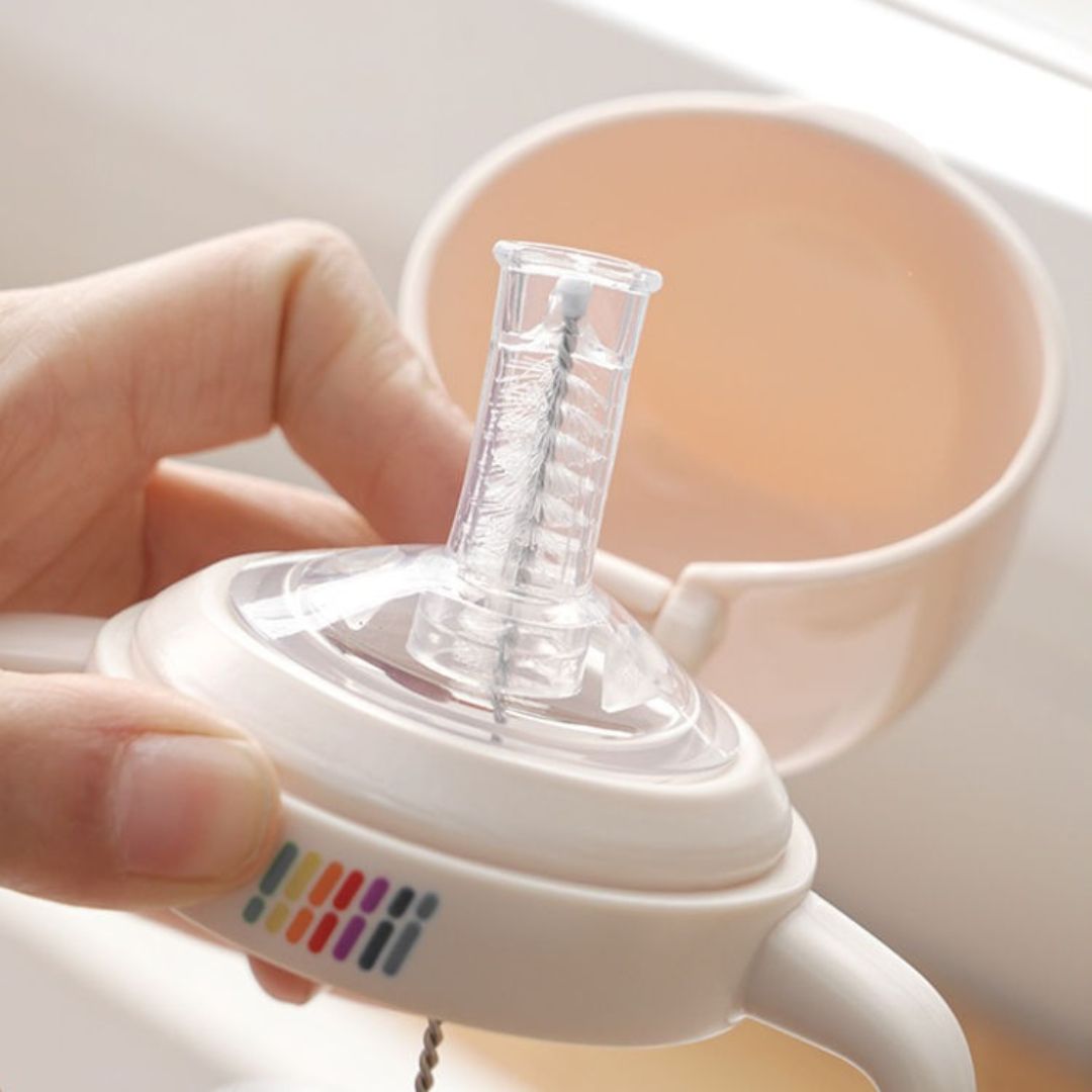 2-in-1 Long Handle Cup Brush Sponge