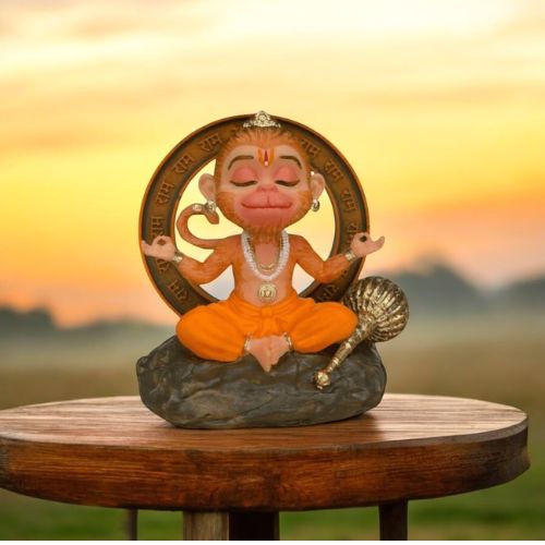 AURANCE Divine Bal Hanuman Ji Resin Idol
