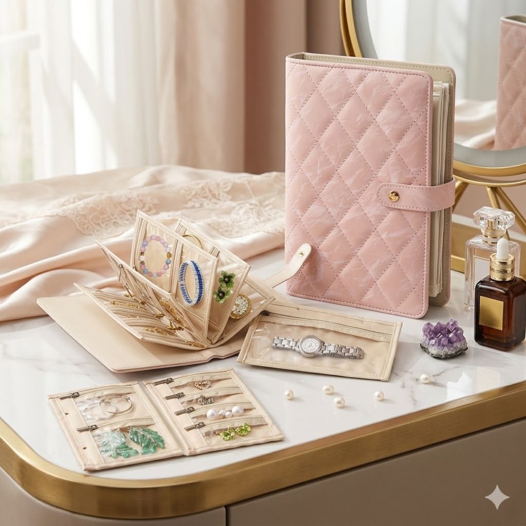 Travel Jewelry Organizer Box