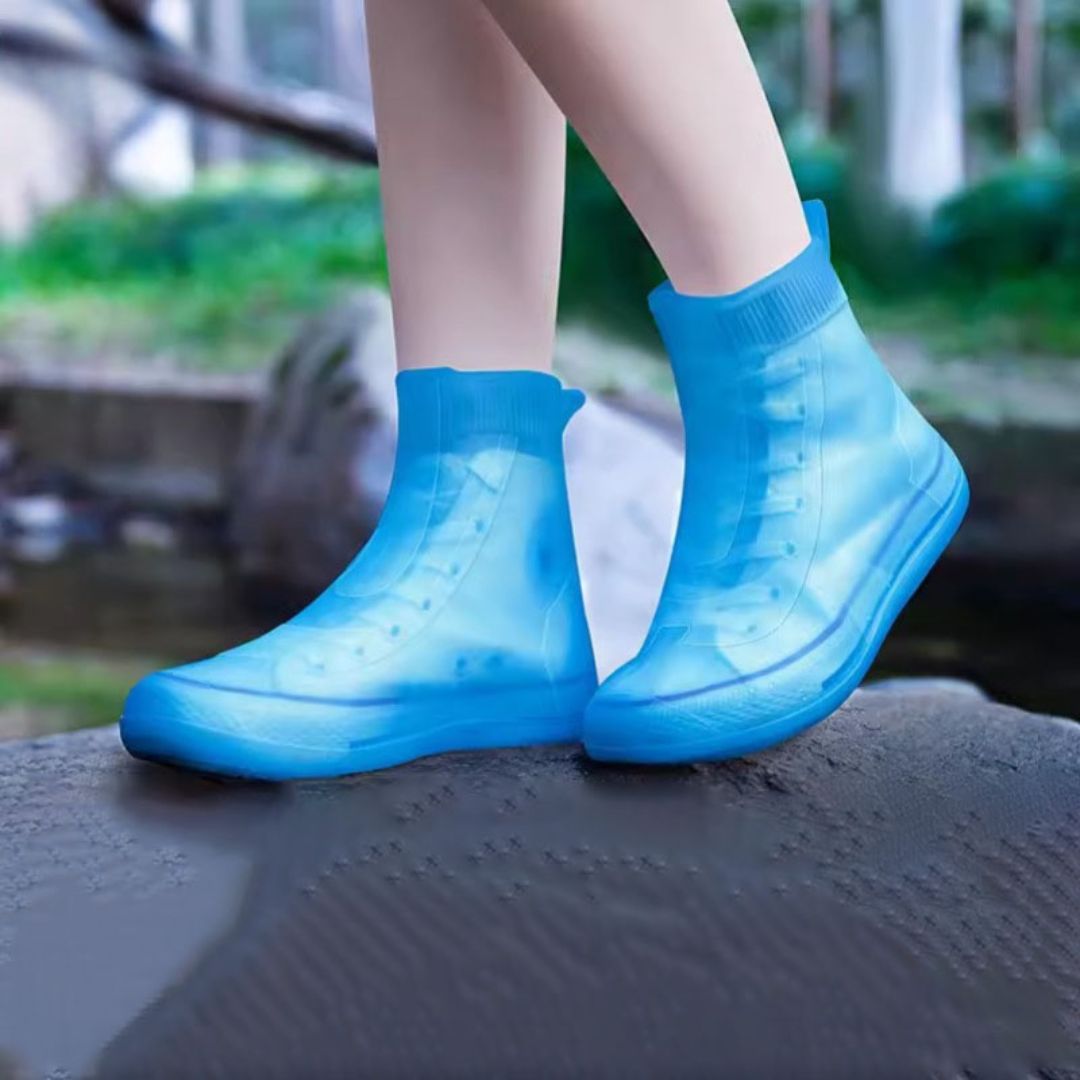 Waterproof Non-Slip Reusable Silicone Rubber Shoe Covers