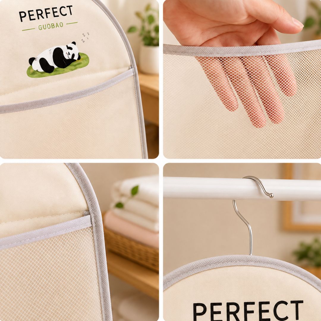 Large Capacity Hanging Wardrobe Storage Organizer Bag