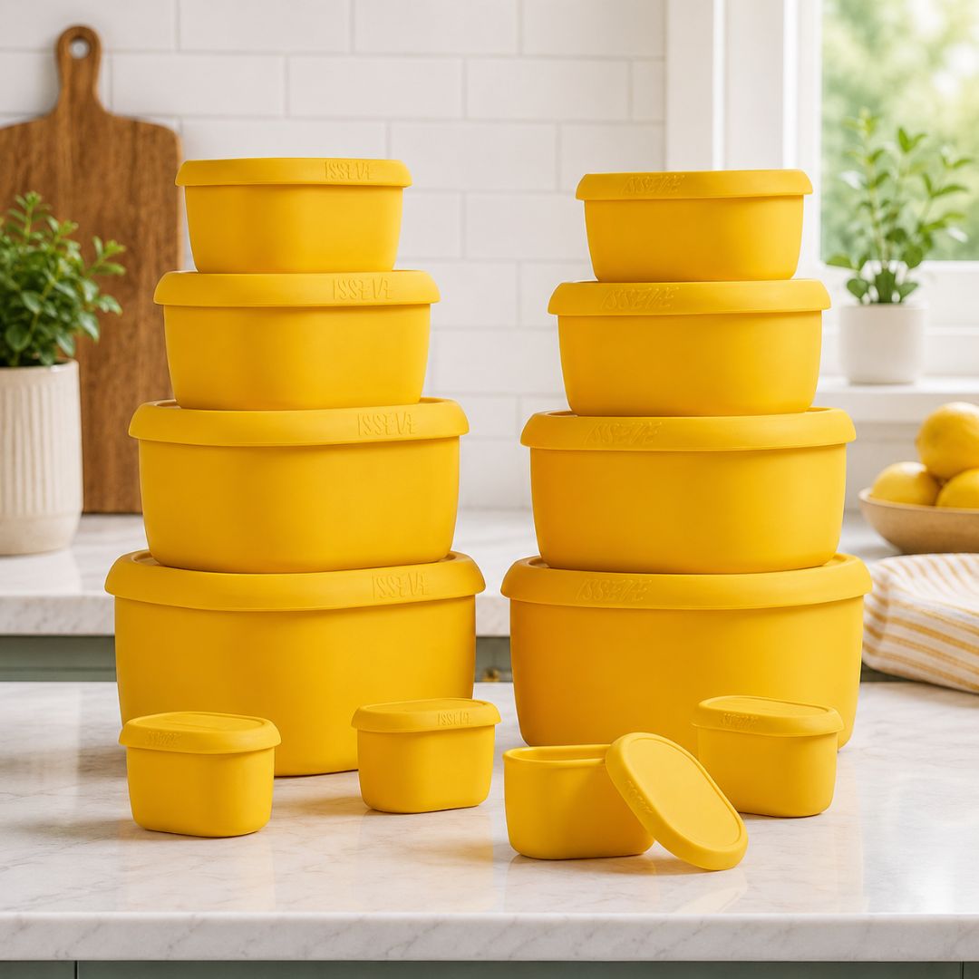 BPA-Free Silicone Food Storage Containers