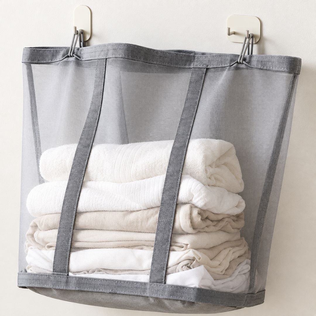 Foldable Nylon Laundry Basket