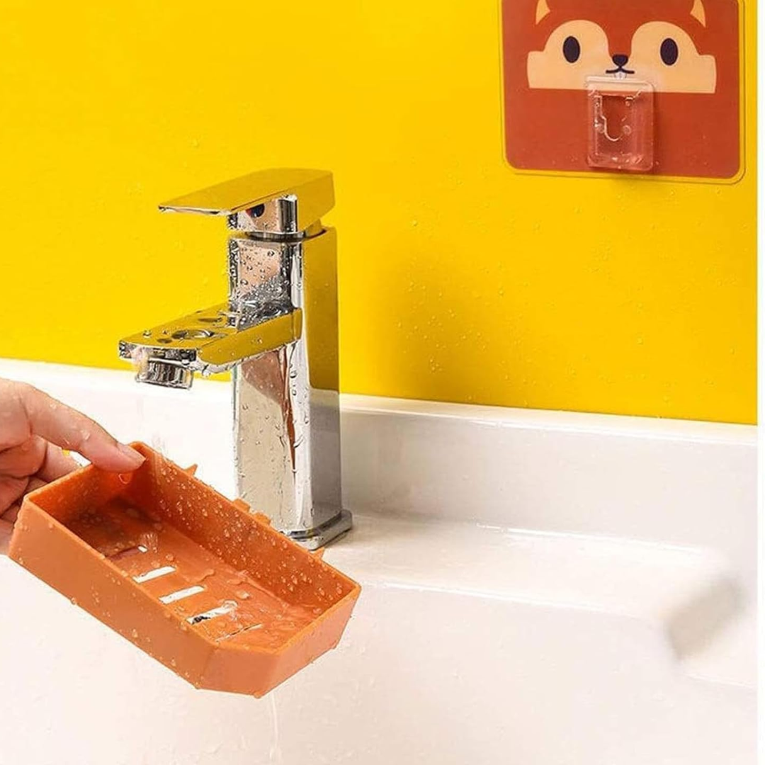 Cute Pattern Soap Draining Rack