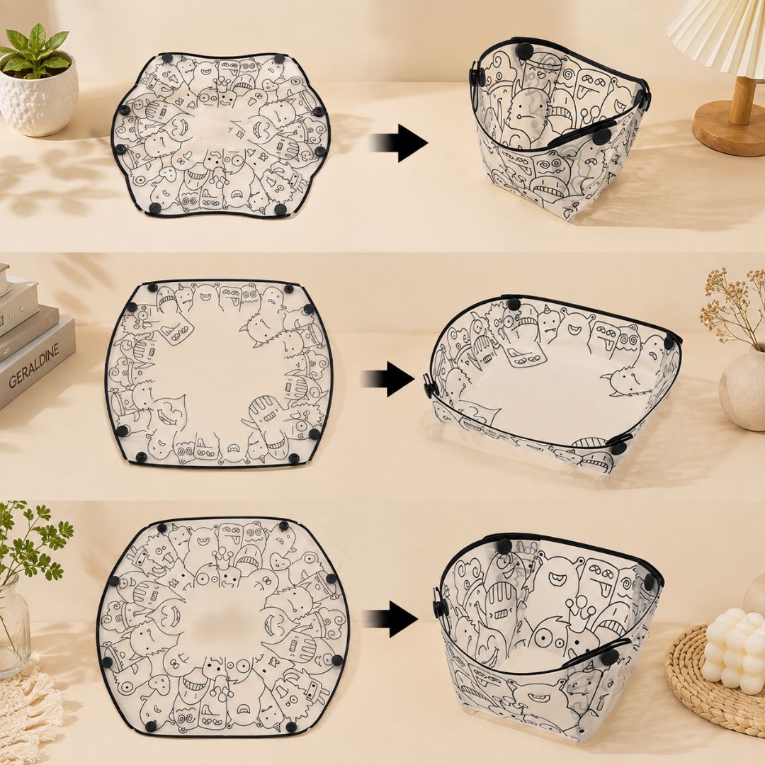 Foldable Tableware Bowl Set For Outdoors