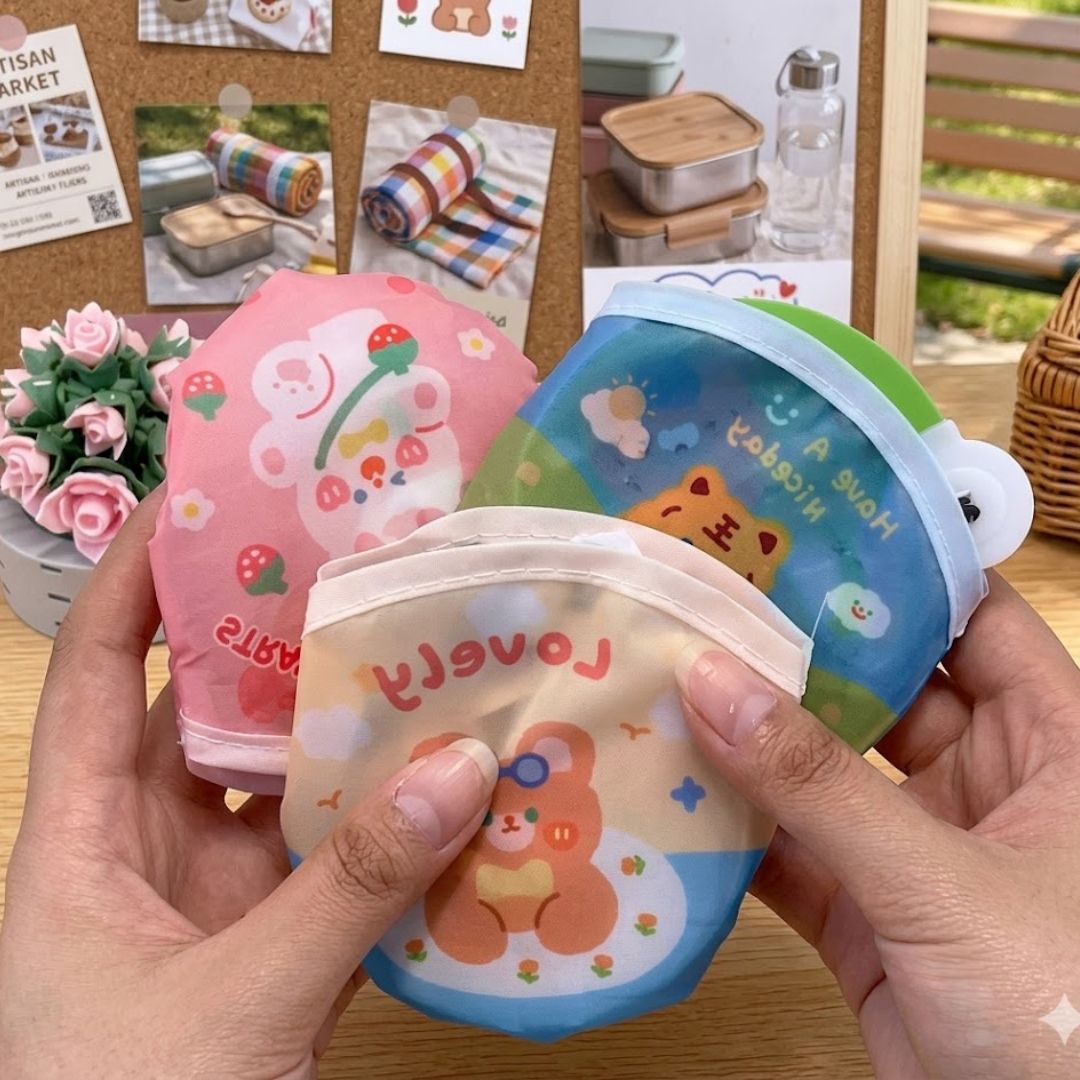 Foldable Plastic Mini Portable Hand Fan