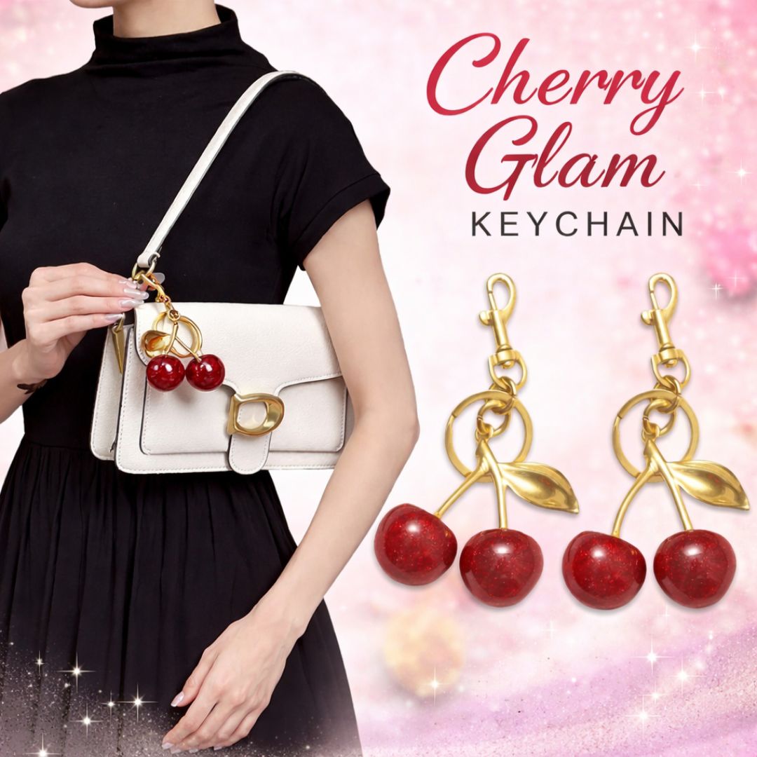 Cherry Glam Keychain – Gadget Ninja