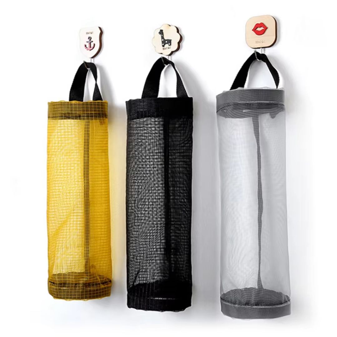 Kitchen Wall-Mounted Plastic Bag Storage