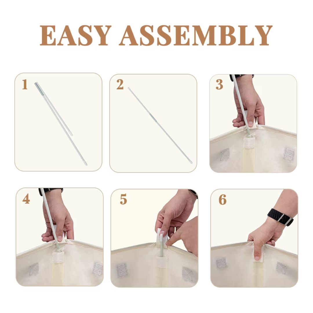 Foldable Fabric Clothes Basket
