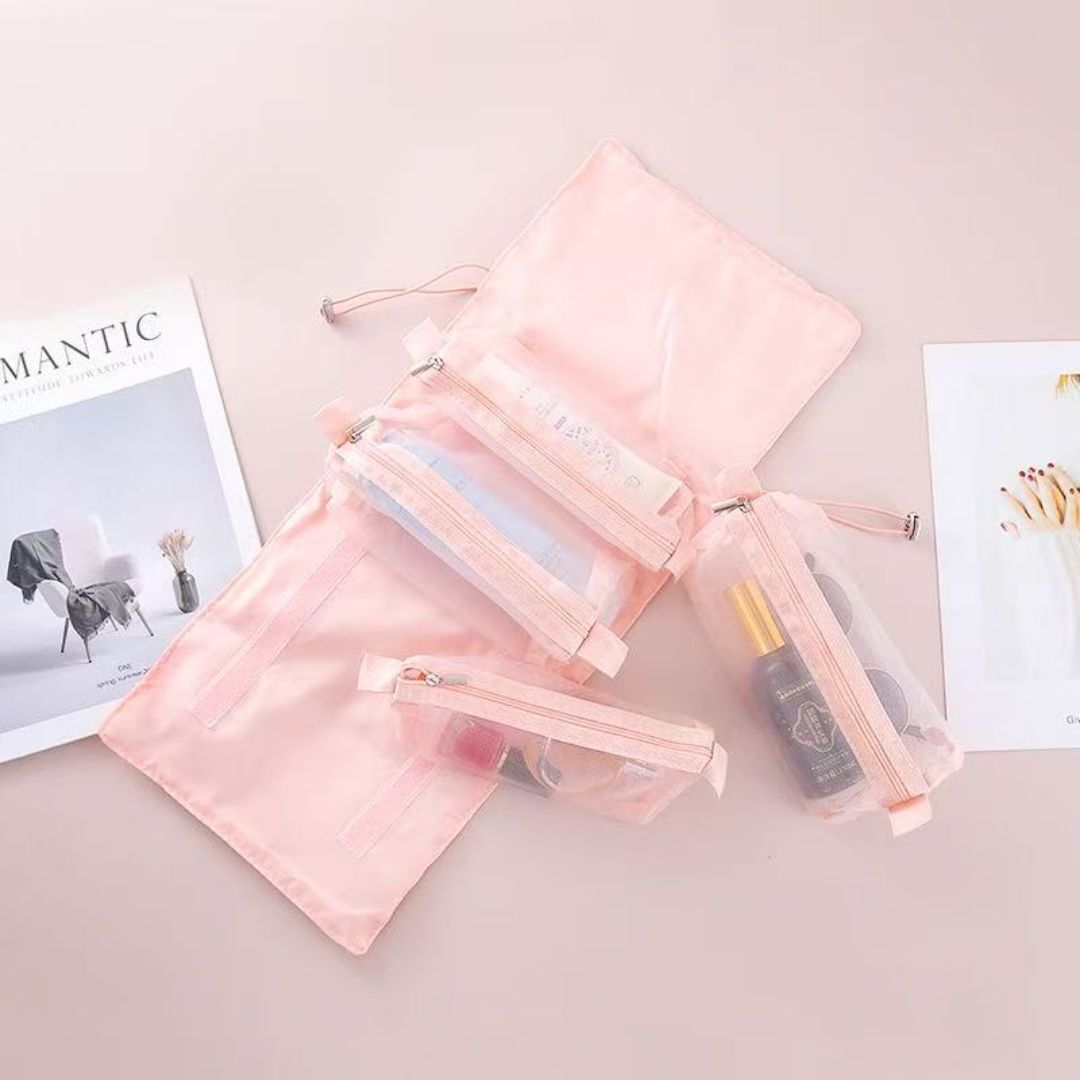 Large Capacity Portable Makeup Organizer Bag for Girls