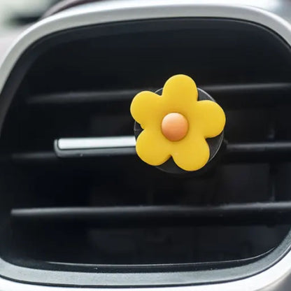 Car AC Vent Flowers With Fragnance Tablets
