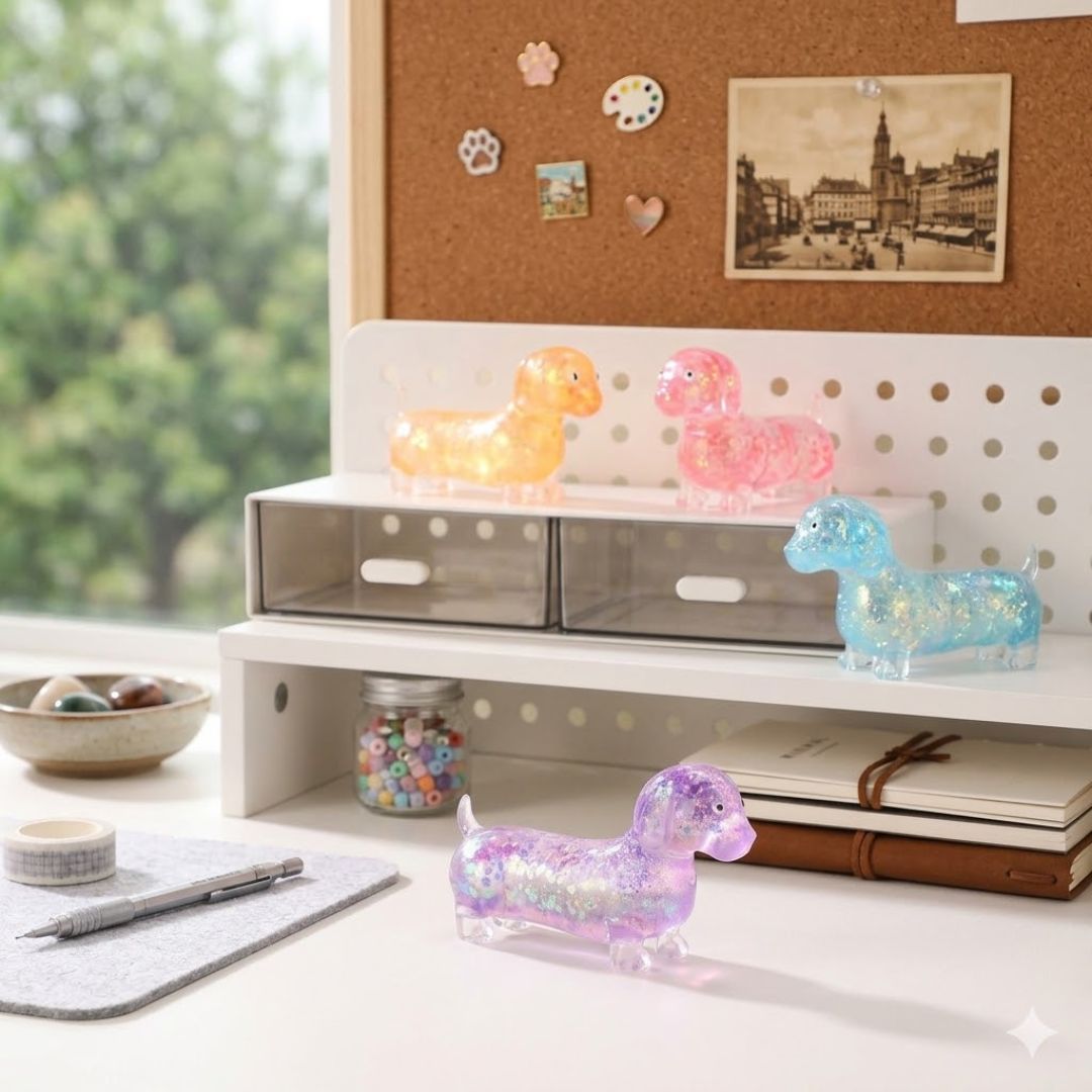 Stress Relief shiny and soft Cute Puppy Dogs
