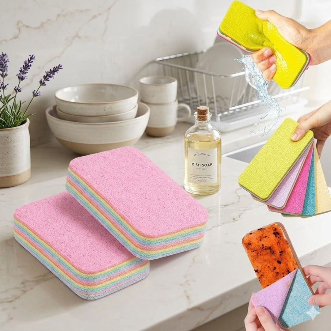 Multi Colored Scrub Sponges