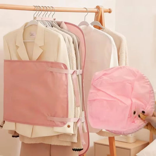 Clothes Protector Hanging Folding Storage Bag