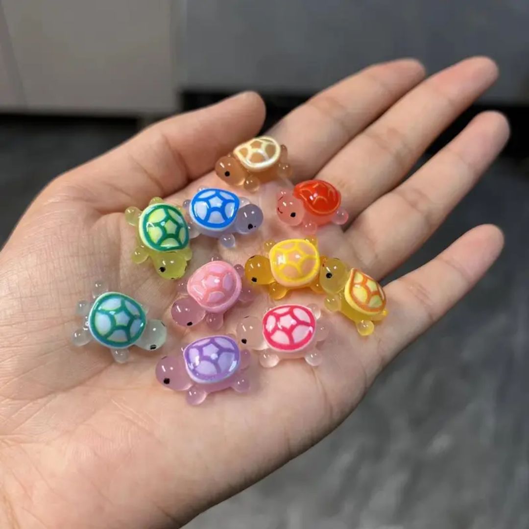 Glow in the Dark Turtle Figurines