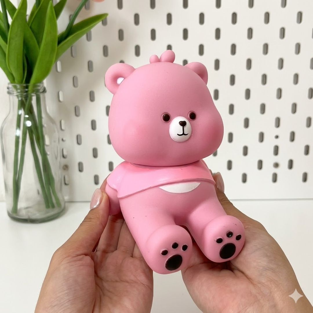 Pink Bear Desk Phone Stand
