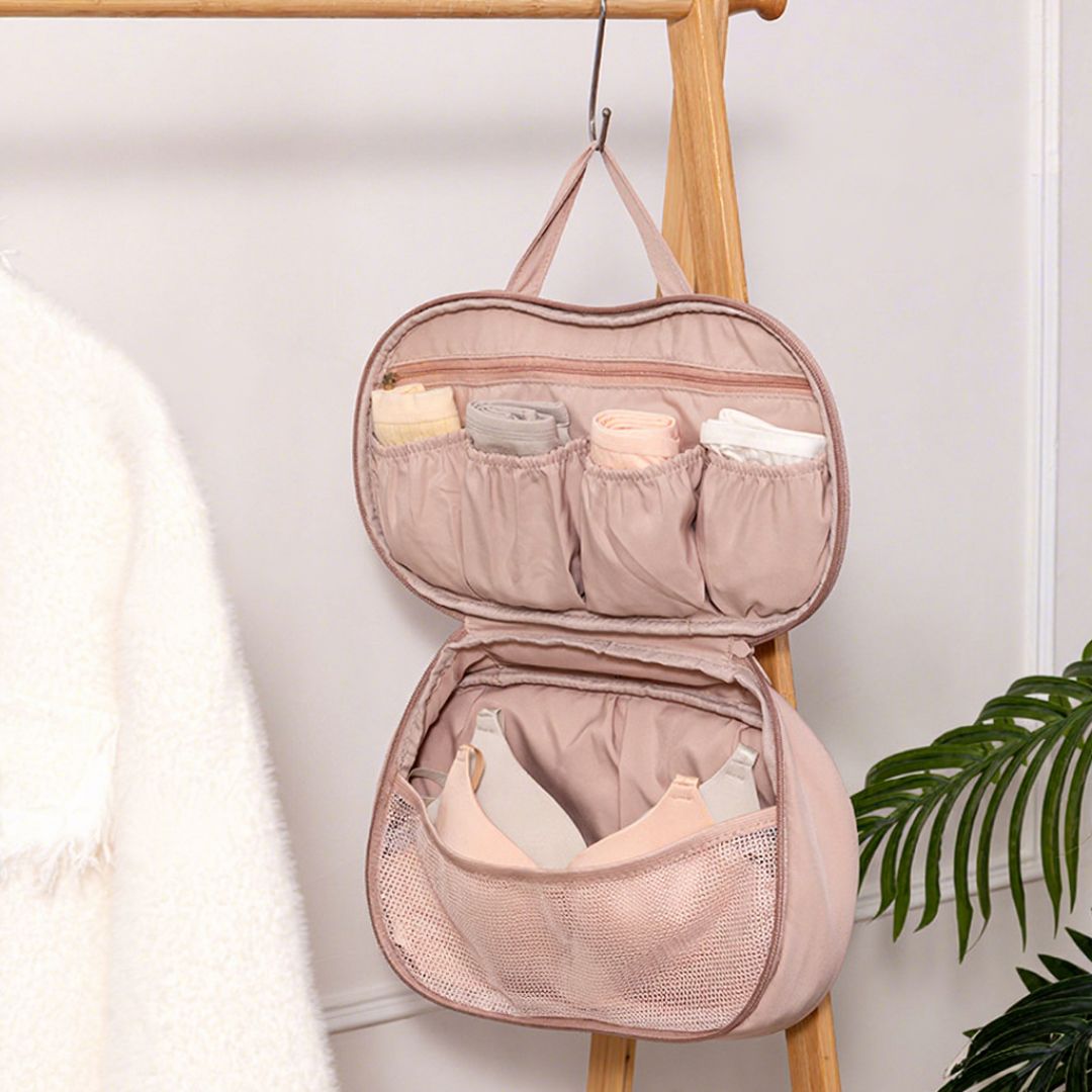 New 3-in-1 Clothing Organizer Undergarments Socks Storage Bag
