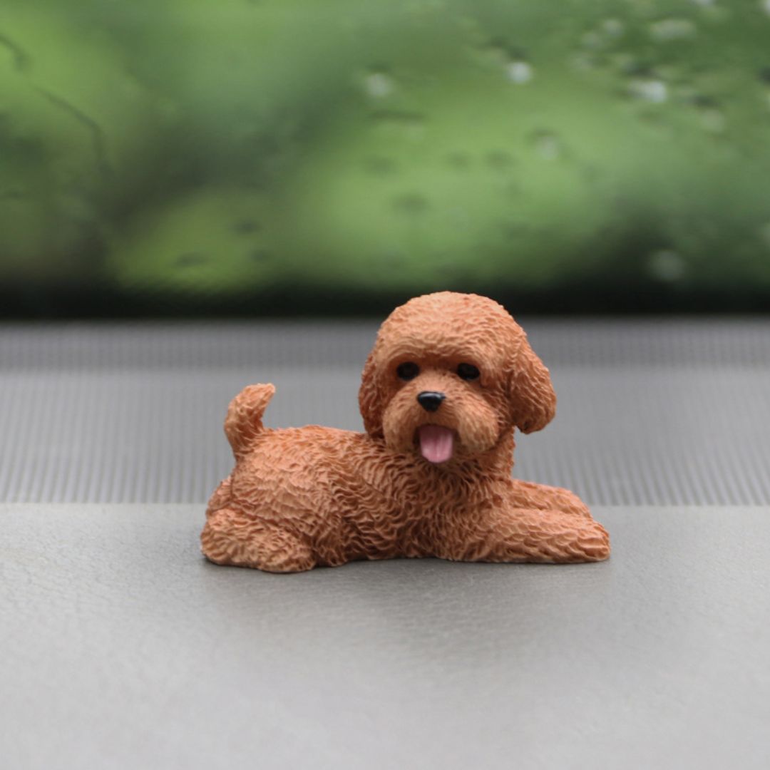 Teddy Dog Resin Figurines