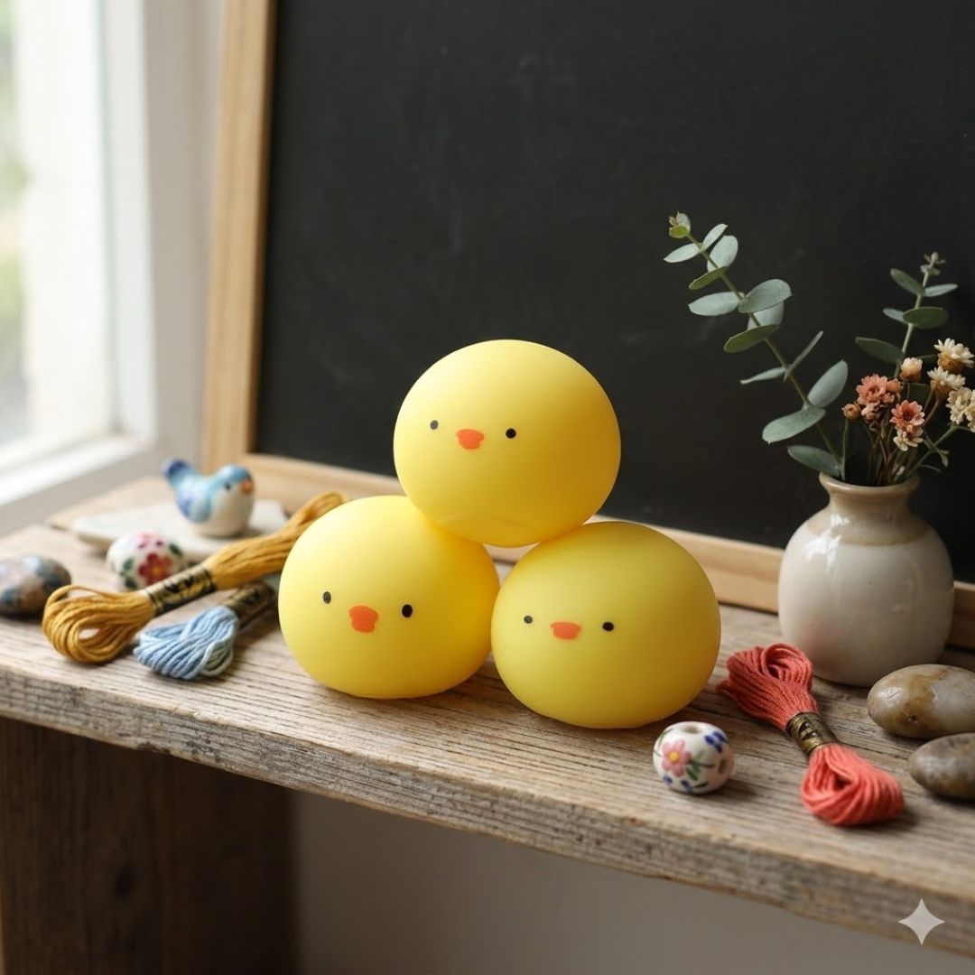 SqueezeChick Mini Stress Toy