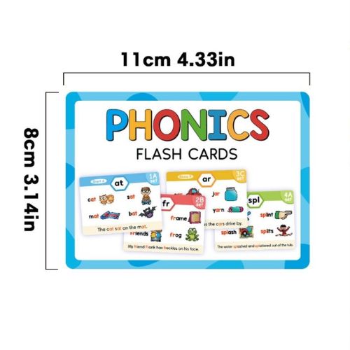 Learn to read phonics flash cards