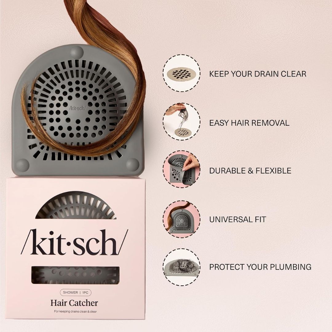 Hair Catcher Silicone Drain Cover for Bath & Shower