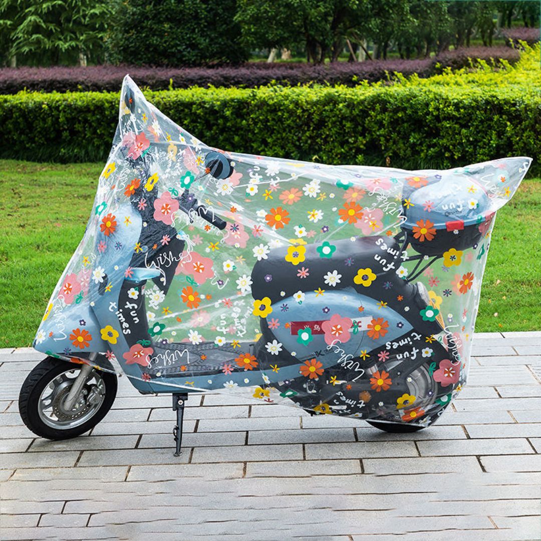 Transparent Waterproof Bike & Motorcycle Rain Cover