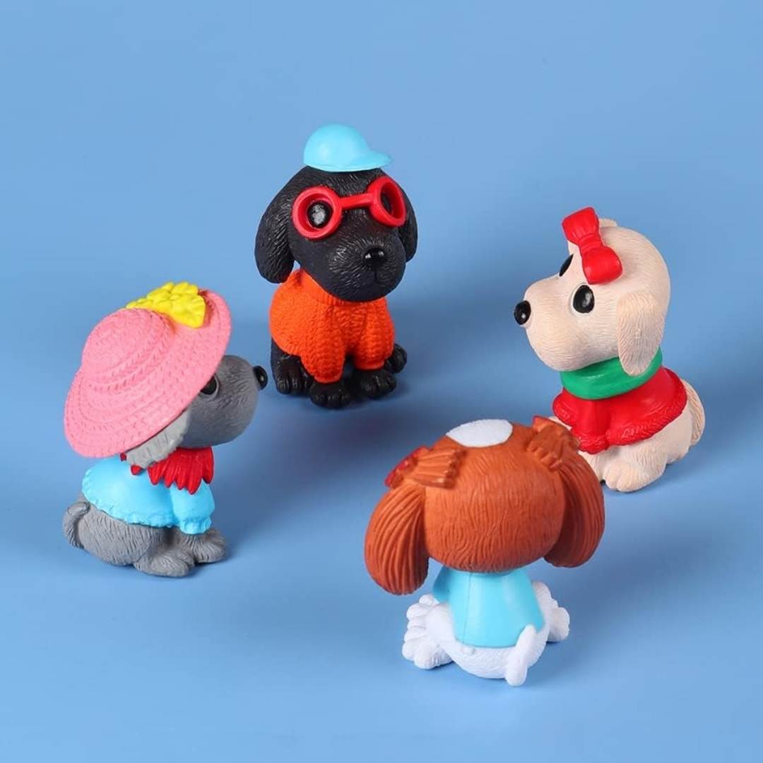 8pcs Dog Decorations Puppy Set