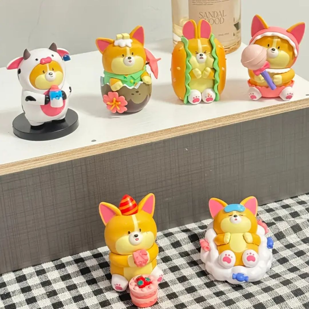 Cute Doggo Figurine Set For Dog Lovers