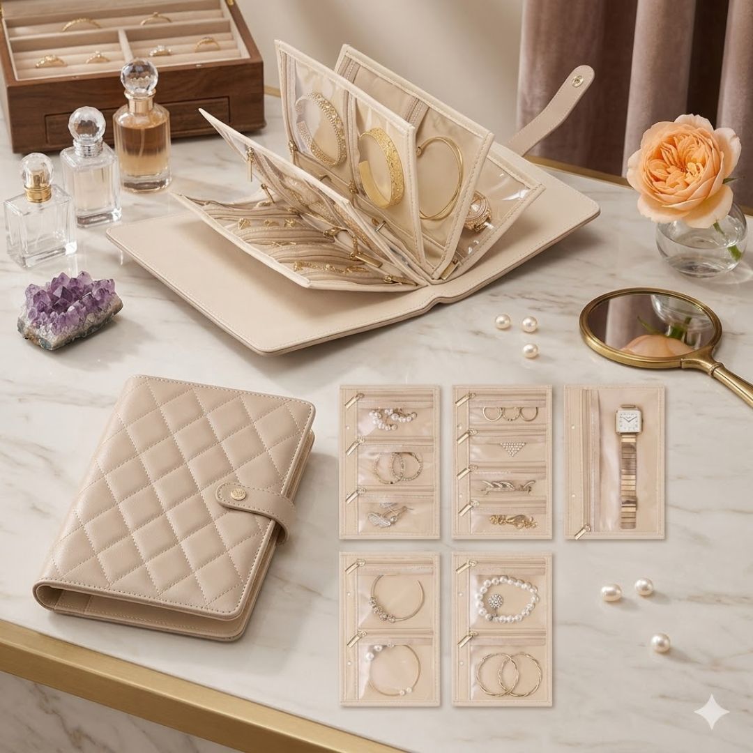 Travel Jewelry Organizer Box