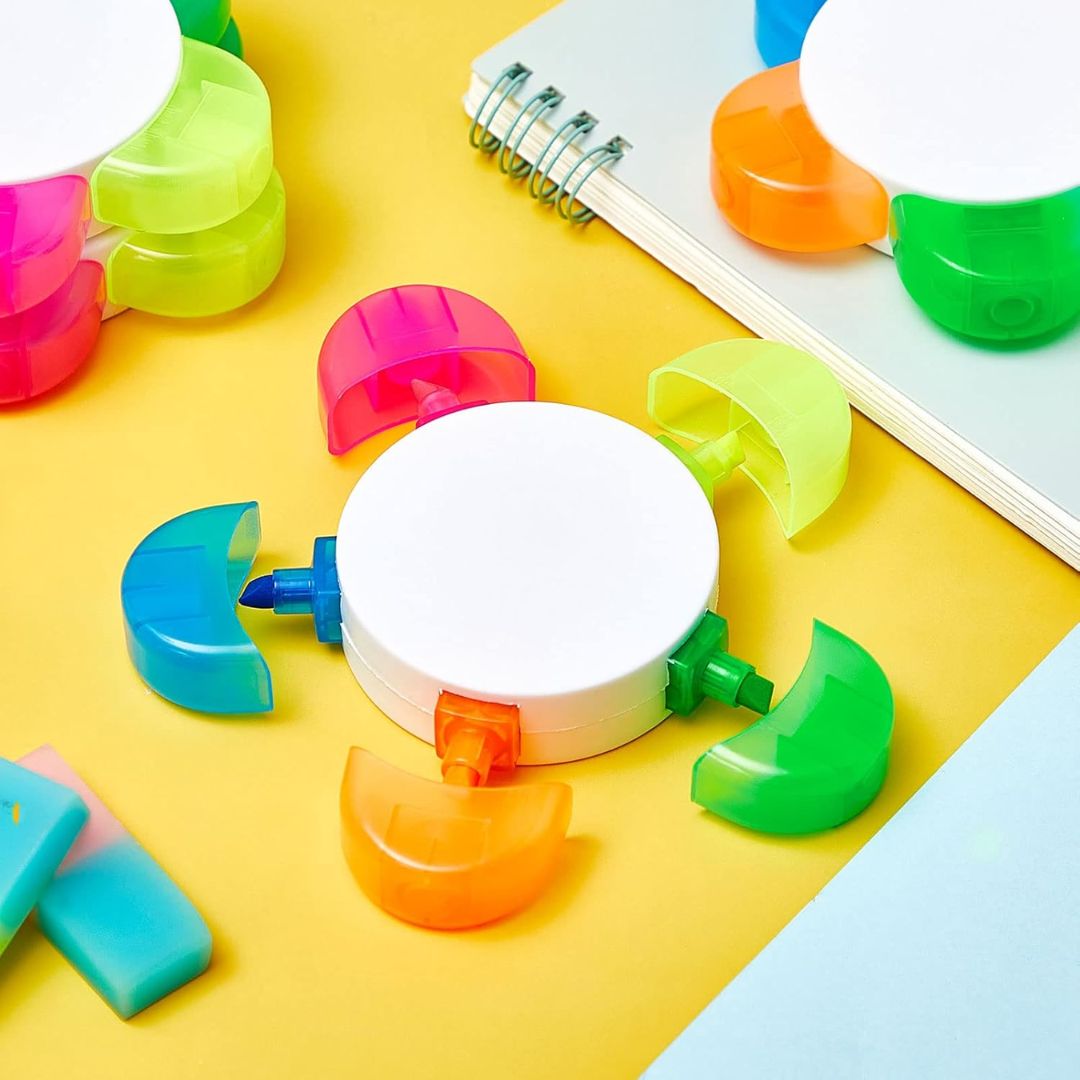 5 in 1flower Shape Highlighter Pen