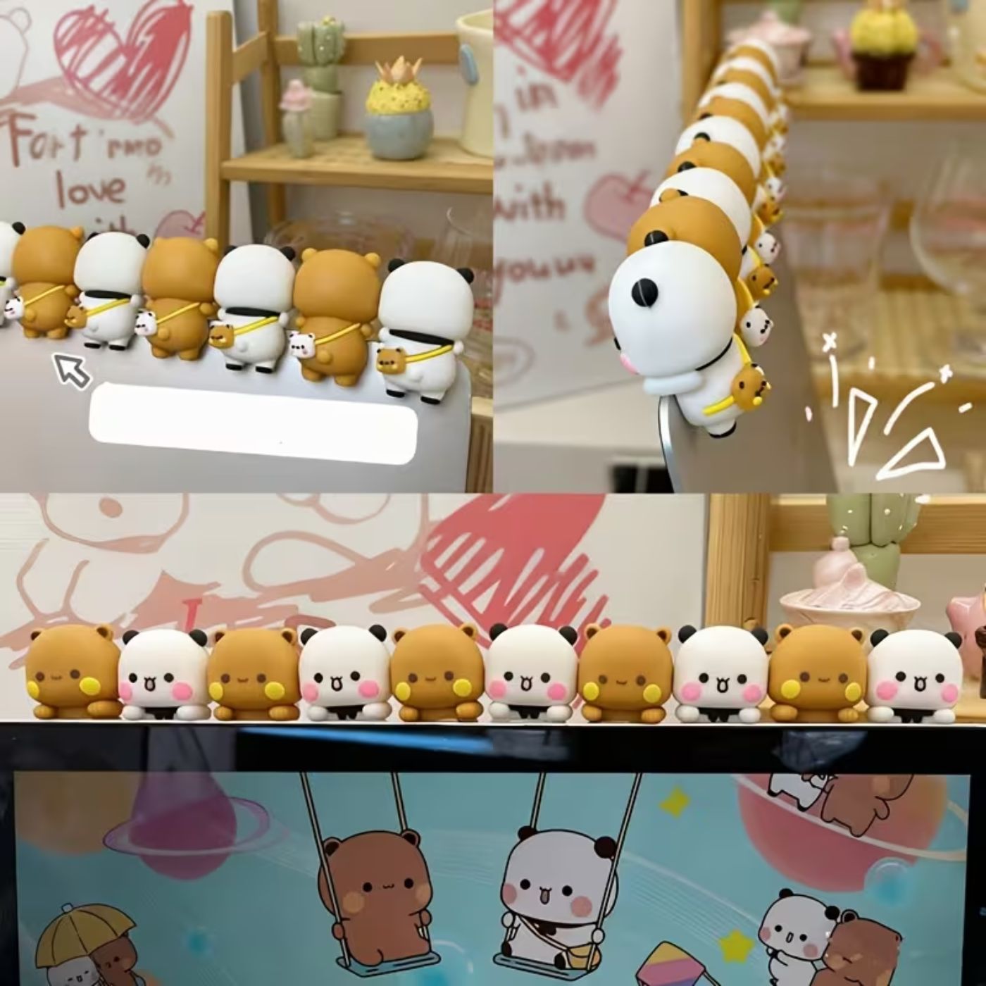 Cute Bubu Dudu Cartoon Back Stickers