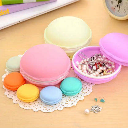 Multi Use Macaroon Jewelry Organizer Box