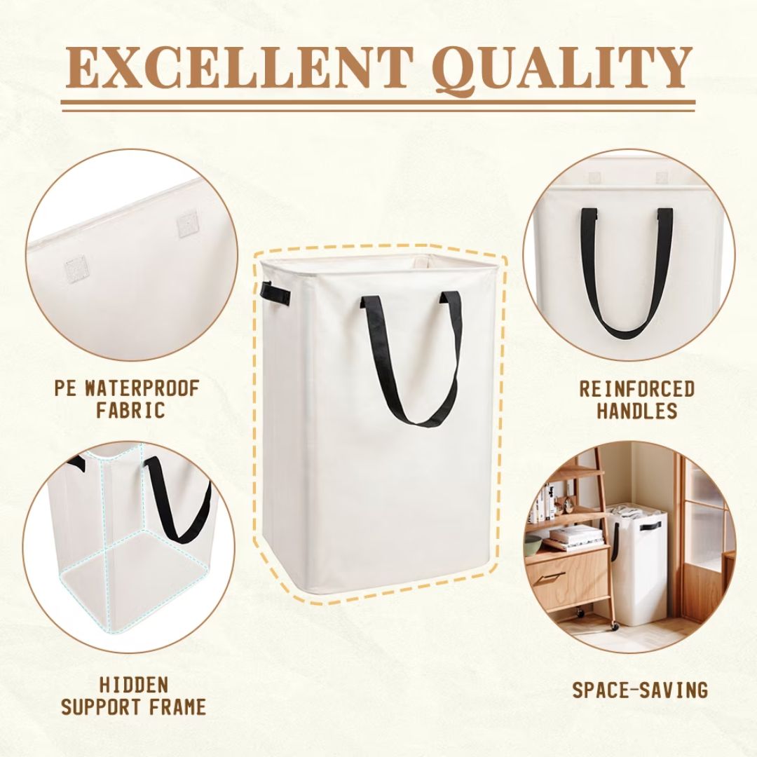 Foldable Fabric Clothes Basket