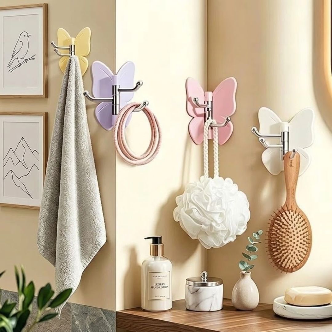 Rotatable Butterfly Triple Hook