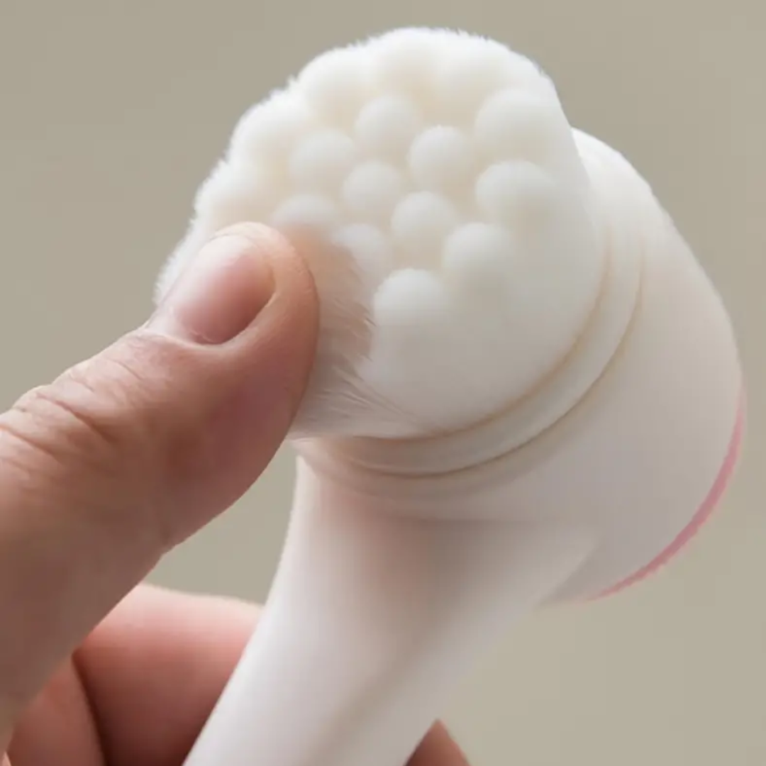 3D Double-Sided Soft Hair Silicone Face Wash Brush