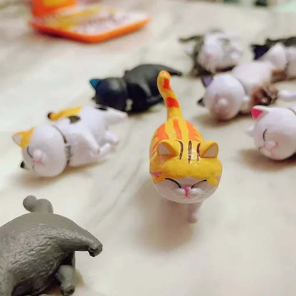 9 Pcs Cat Cute Mini Ornaments
