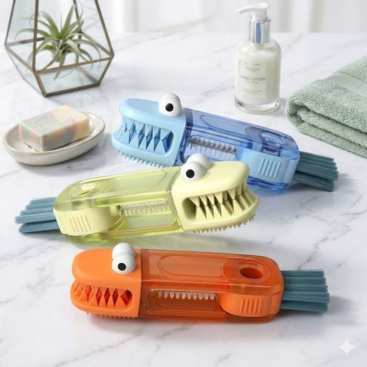 3-Way Bottle Lid Cleaning Brush