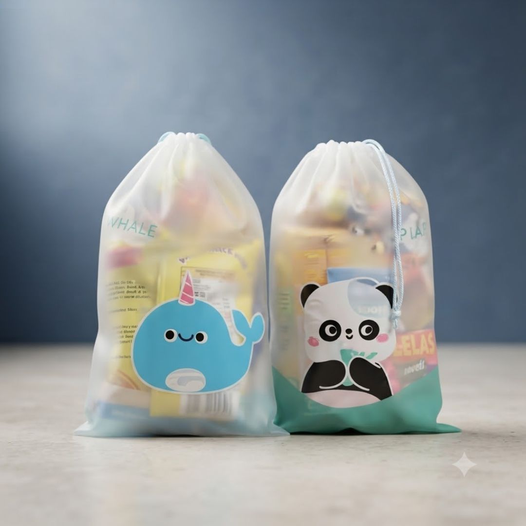 Wholesale Cute Cartoon Pattern Dust Bag for Snacks