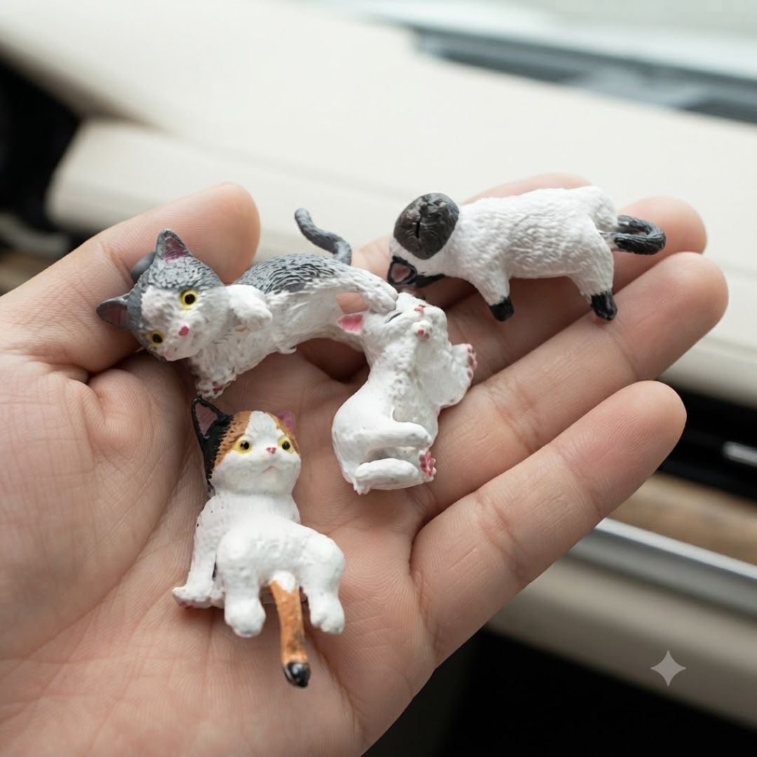 Cute Cat Car Dashboard Ornament
