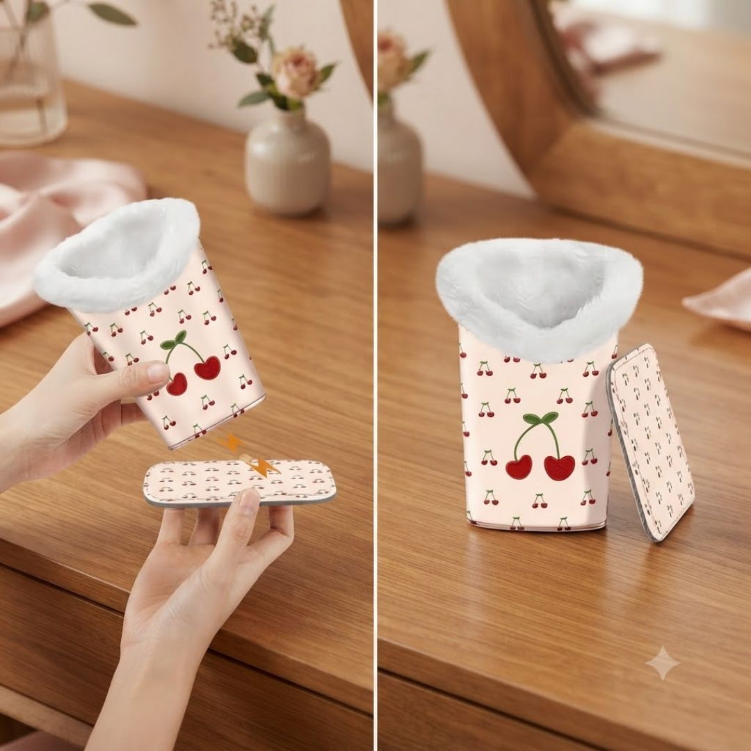 PU Leather Glasses Holder with Magnetic Base