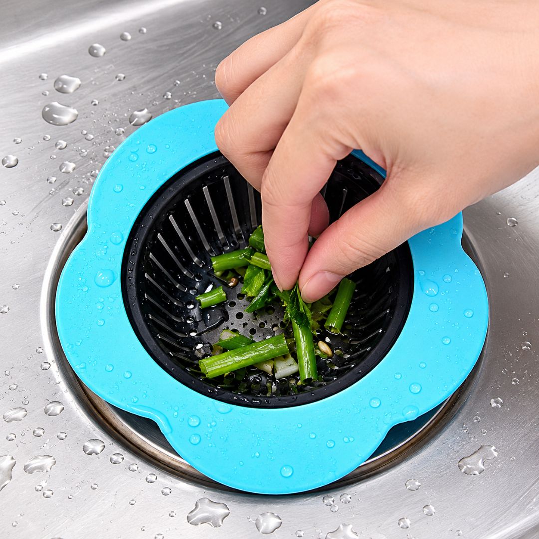 Kitchen Sink Drain Strainer with Wide Rim